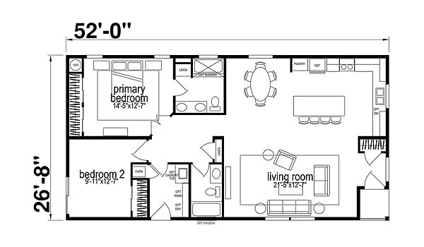Hillcrest Double Wides / G844 Layout 98981