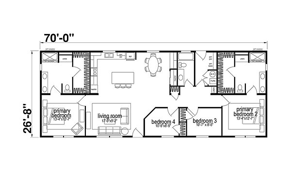 Hillcrest Double Wides / G851 Layout 98982
