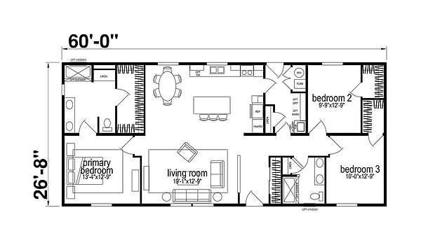 Hillcrest Double Wides / G860 Layout 98984