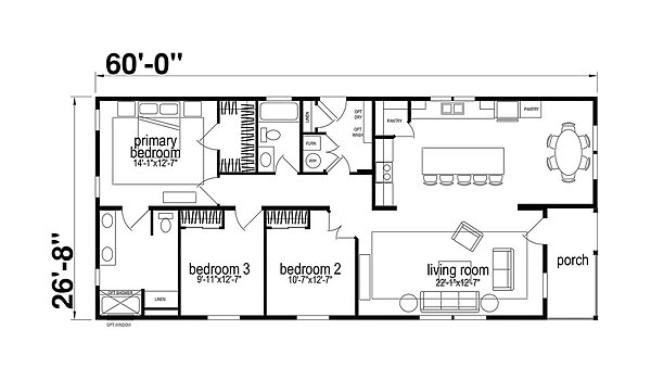 Hillcrest Double Wides / G865 Layout 98986