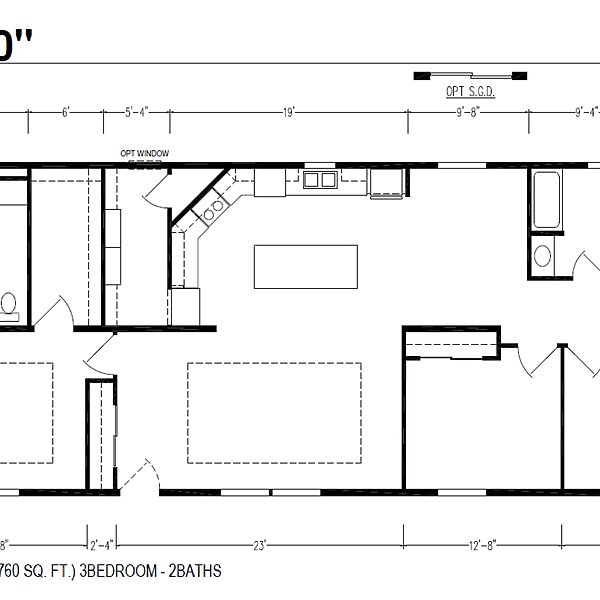 Hillcrest Double Wides / G869 Layout 98987