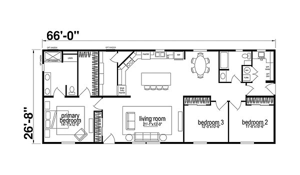 Hillcrest Double Wides / G869 Layout 98987