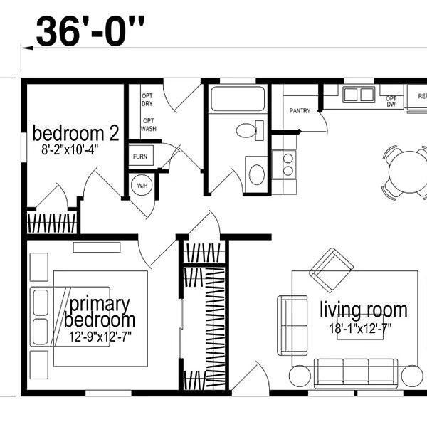 Hillcrest Double Wides / G879 Layout 98988