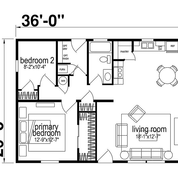 Hillcrest Double Wides / G879 Layout 98988