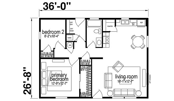 Hillcrest Double Wides / G879 Layout 98988