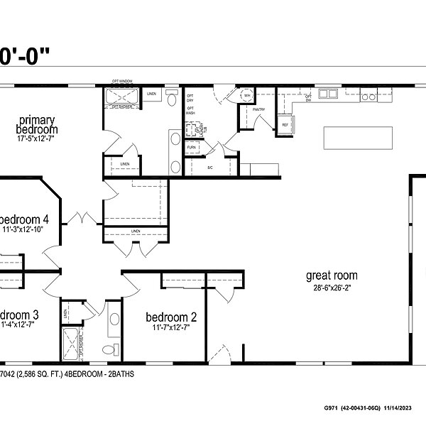 Hillcrest Triples / G971 Layout 98993