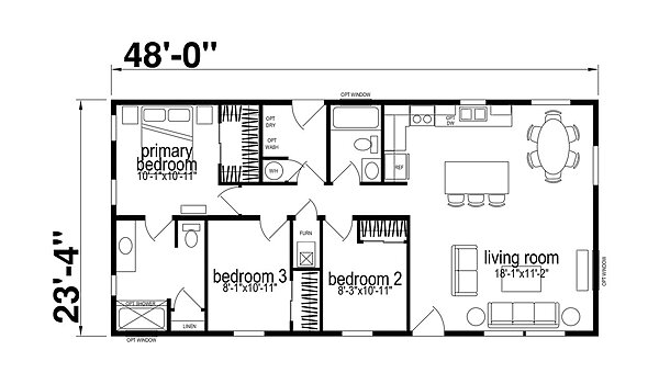 Ridgewood 23’-4” / J829 Layout 99686