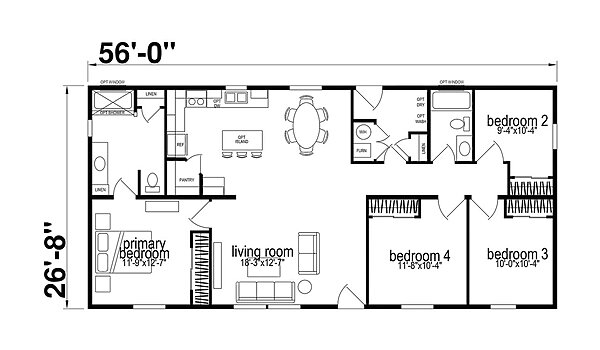 Ridgewood 26’-8” / J931 Layout 99678
