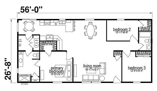 Ridgewood 26’-8” / J932 Layout 99677