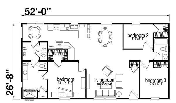 Ridgewood 26’-8” / J935-C Layout 99680