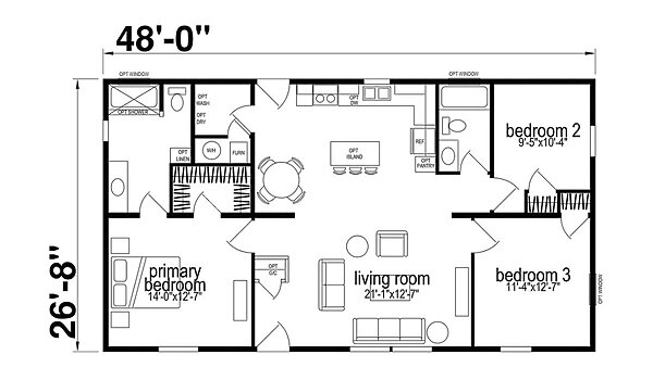 Ridgewood 26’-8” / J947 Layout 99683