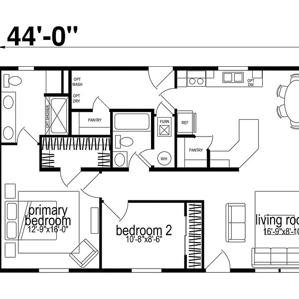 Hillcrest Double Wides / G826 Layout 99812