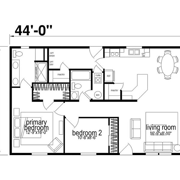 Hillcrest Double Wides / G826 Layout 99812