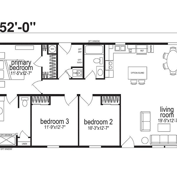 Hillcrest Double Wides / G813 Layout 99813