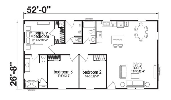 Hillcrest Double Wides / G813 Layout 99813