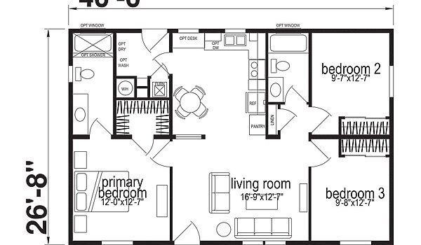 Ridgewood 26’-8” / J910 Layout 110676