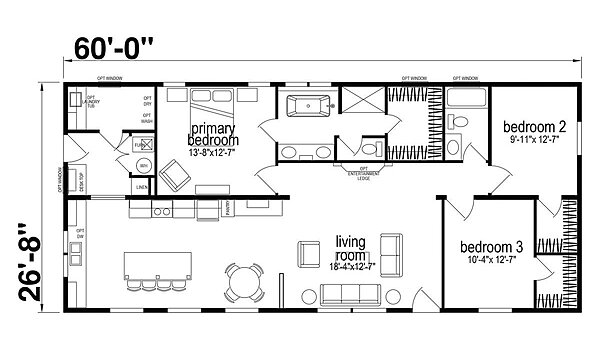 Ridgewood 26’-8” / J956 Layout 110677