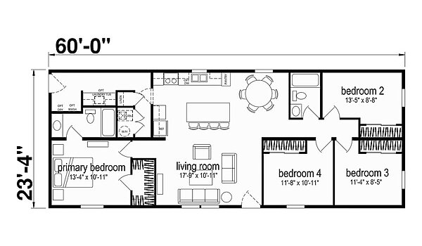 Ridgewood 23’-4” / J831 Layout 131141