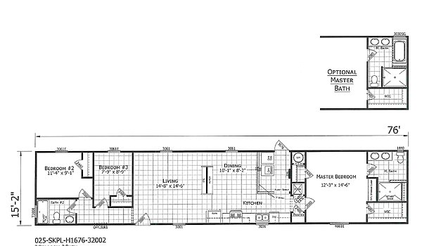 Palmetto / 0251SKPLH-1676-32002 Layout 31422