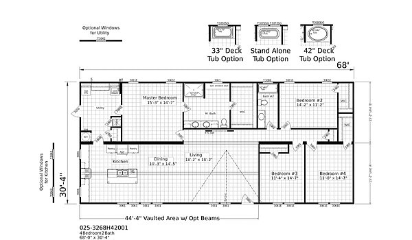 Palmetto / The Carollton 3268-H-42001 Layout 53501