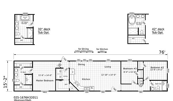 Palmetto / The Tulane 1676H32011 Layout 57383