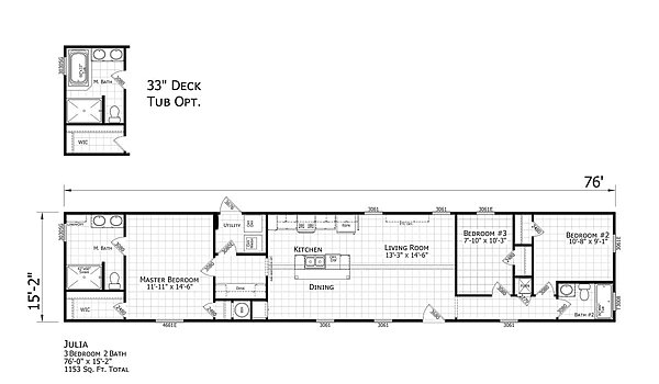 Palmetto / The Julia 1676H32185 Layout 83183