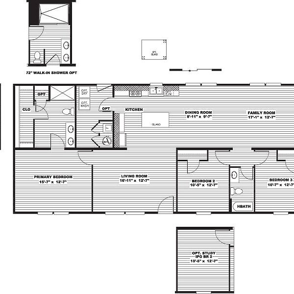 Ultra Pro Flex / Ultra Flex 28X60 3BR 29UPF28603AH Layout 93351