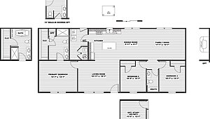 Ultra Pro Flex / Ultra Flex 28X60 3BR 29UPF28603AH Layout 93351