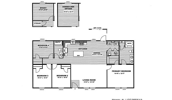 Legend / 28X56 4 BR 29LEG28564AH Layout 93356