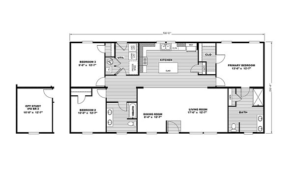 Legend / 28X56 Coastal Breeze II 29LEG28563CH Layout 93357