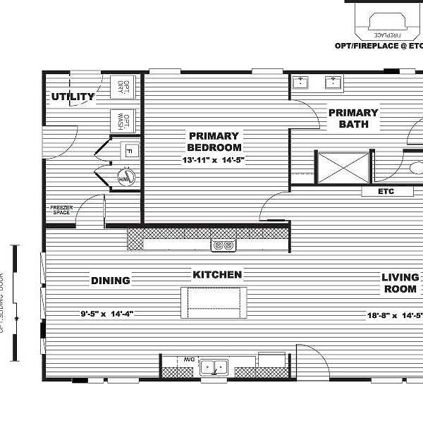Ultra Pro Flex / Ultra Flex Jewel 32x60 29UPF32603AH Layout 114629
