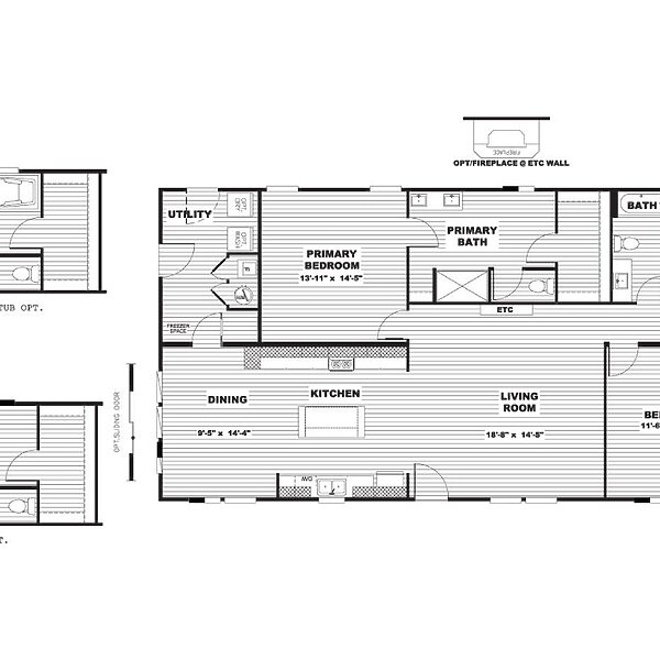 Ultra Pro Plex / Jewel 32x60 29UPF32603AH Layout 114629