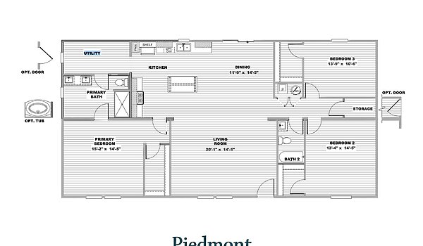 New Haven / Piedmont 76NHS32603AH26 Layout 128254