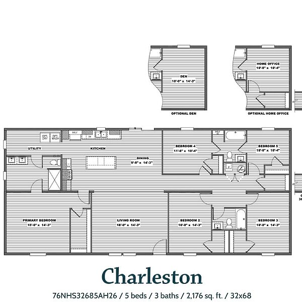 New Haven / Charleston 76NHS32685AH26 Layout 128255