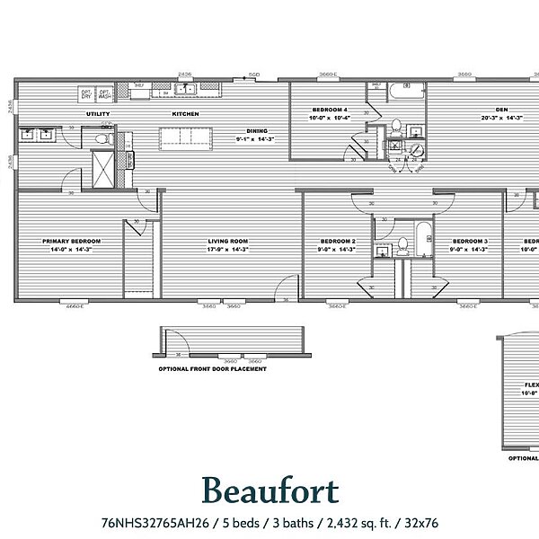 New Haven / Beaufort 76NHS32765AH26 Layout 128256