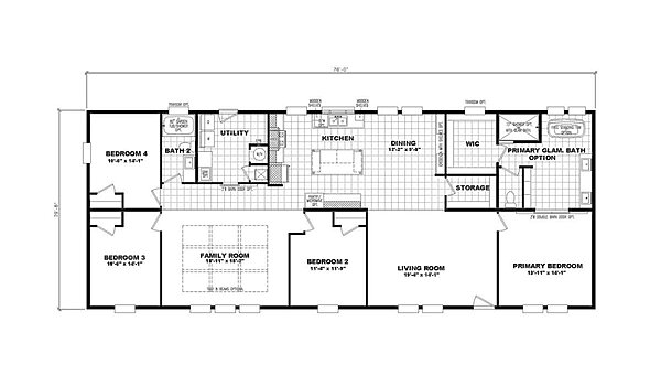 Carolina / 1454 58CAR32764GH Layout 97632