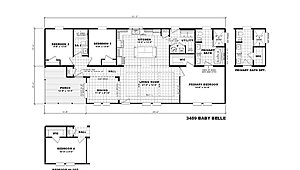 Carolina / Baby Belle 58CAR28643BH Layout 132300