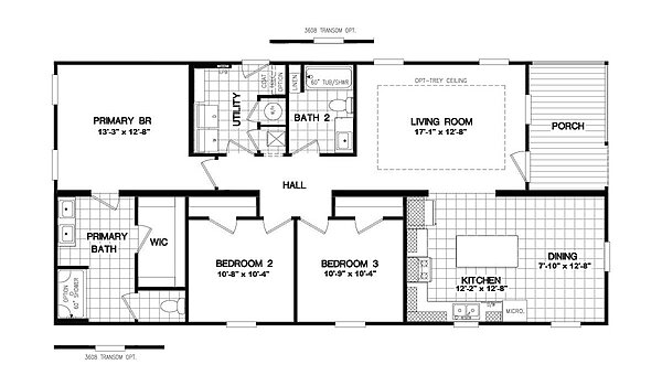 Carolina / The Cottage 58CAR28563BH Layout 132314