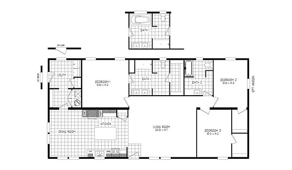 Harmony Series / Bryce 51HRM32603BH Layout 133536