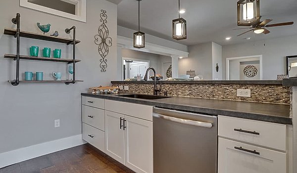 Platinum / Gray Stone Kitchen 71396