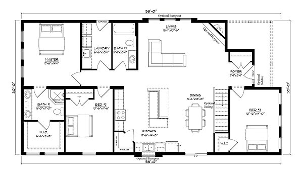 Platinum / Gray Layout 71465