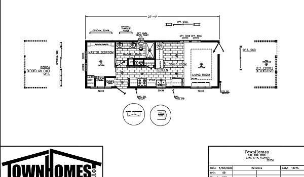 Park Model / Paradise 1427-662 Layout 127338