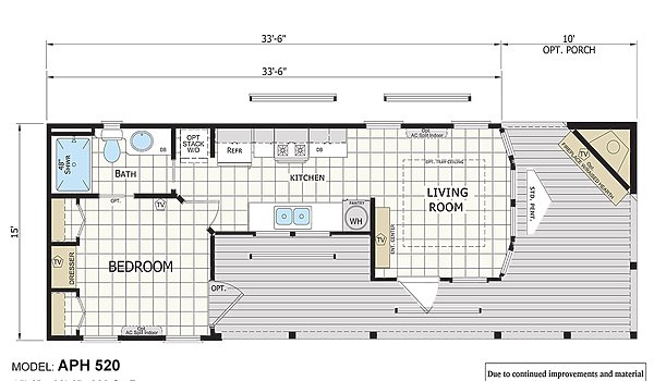 Park Model RV / APH 520 Layout 32603