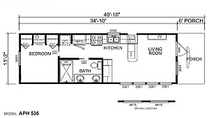 Park Model RV / APH 536 Layout 32616