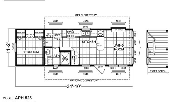 Park Model RV / APH 528 Layout 32720