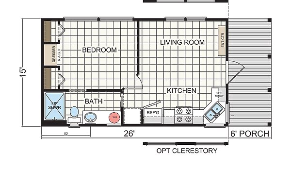 Park Model RV / APH 530 Layout 32930