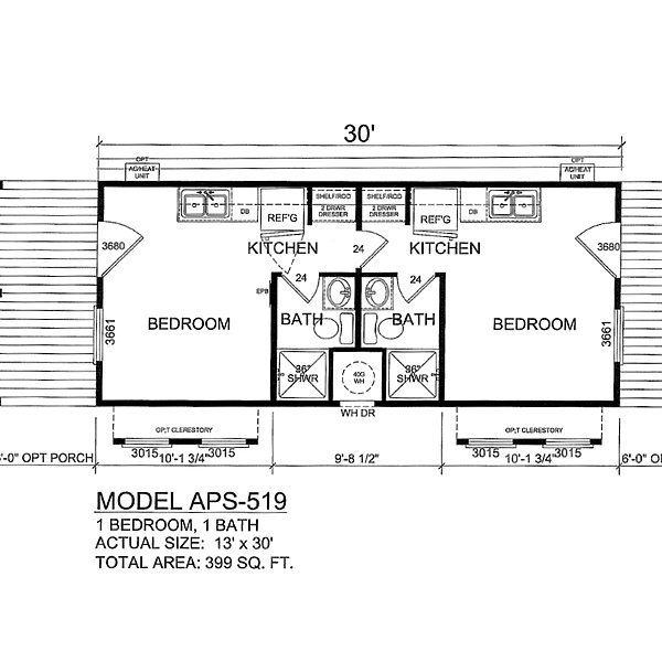 Park Model RV / APS 519 Layout 56248