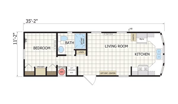 Park Model RV APX 118 from Texas Built Mobile Homes, South San Antonio