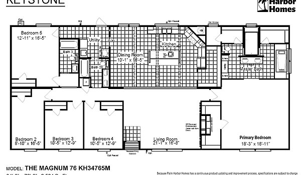 Keystone / The Magnum 76 KH34765M Layout 51716