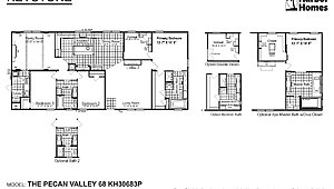 The Pecan Valley 68 KH30683P / NEW INVENTORY- COME TAKE A TOUR OF THIS AMAZING HOME Layout 51730